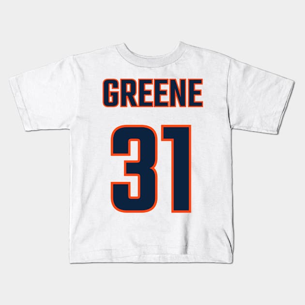 Greene - Detroit Tigers Kids T-Shirt by CoolMomBiz